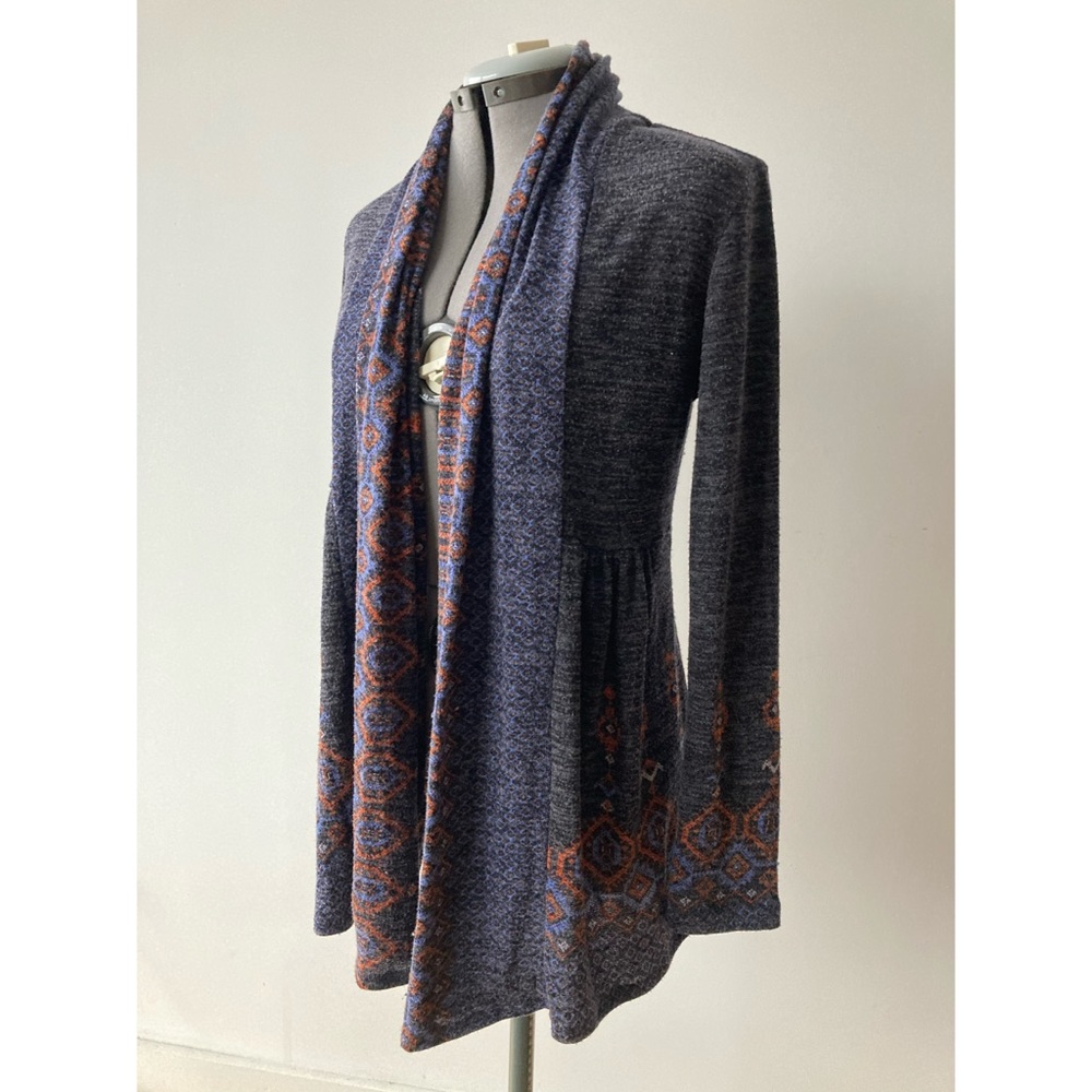Dark Blue Patterned Sweater